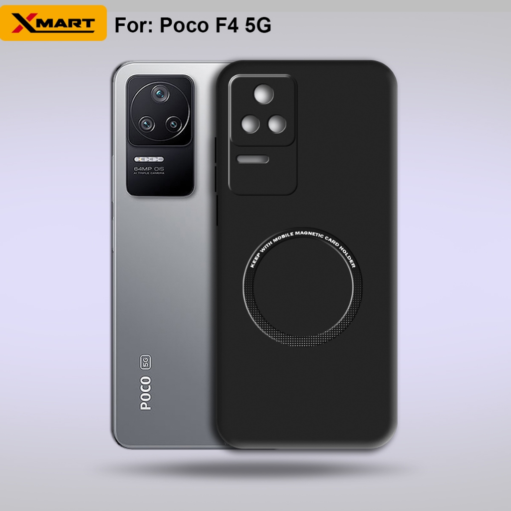 Softcase Poco F4 5G Casing With Ring Magnetic