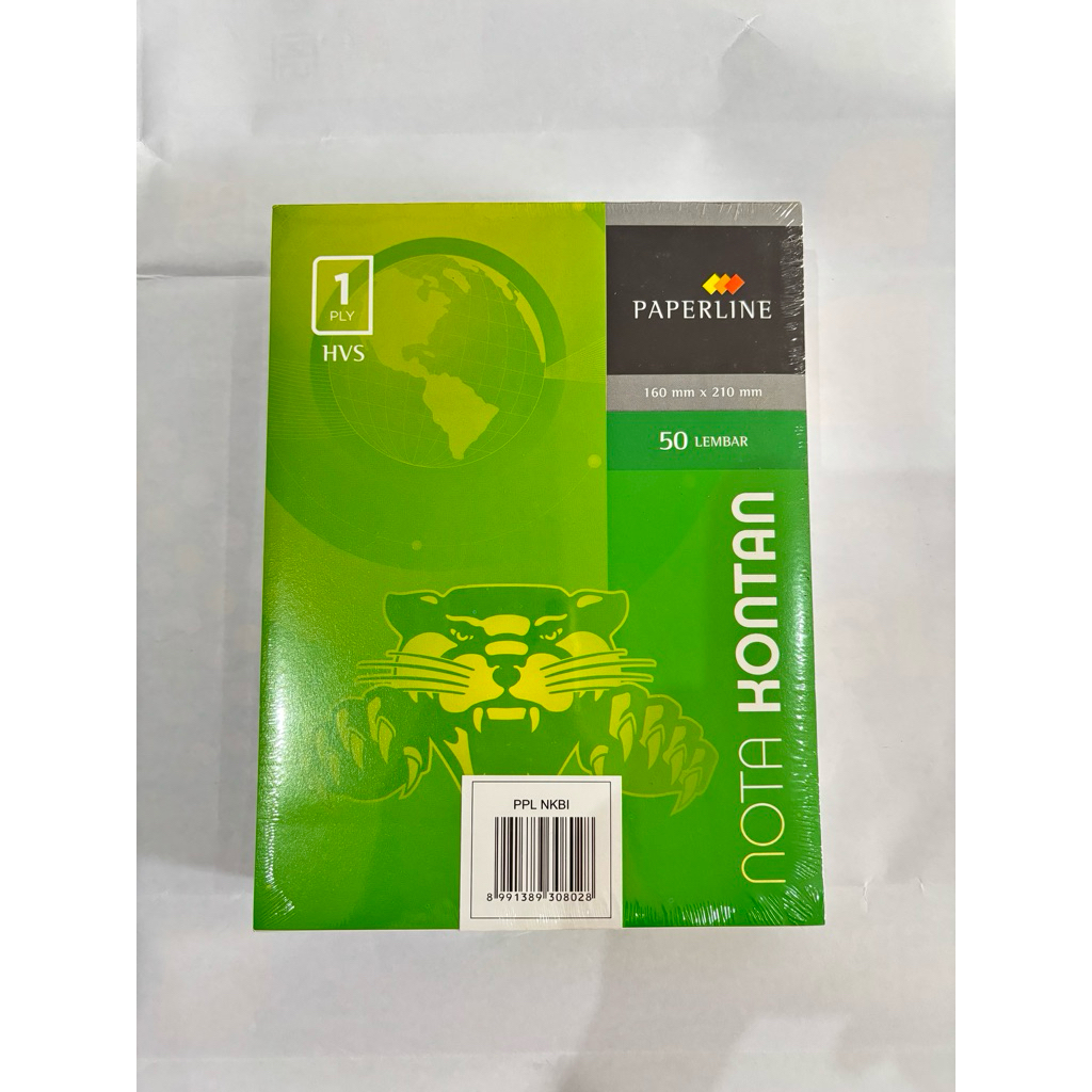 

TERMURAH!! [Jual per pack] Nota Kontan 1 Ply Paperline HVS (besar)