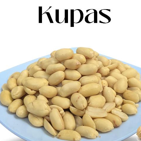 

Kacang Tanah Kupas Mentah - Ukuran 41/51 ( Cukup Besar )