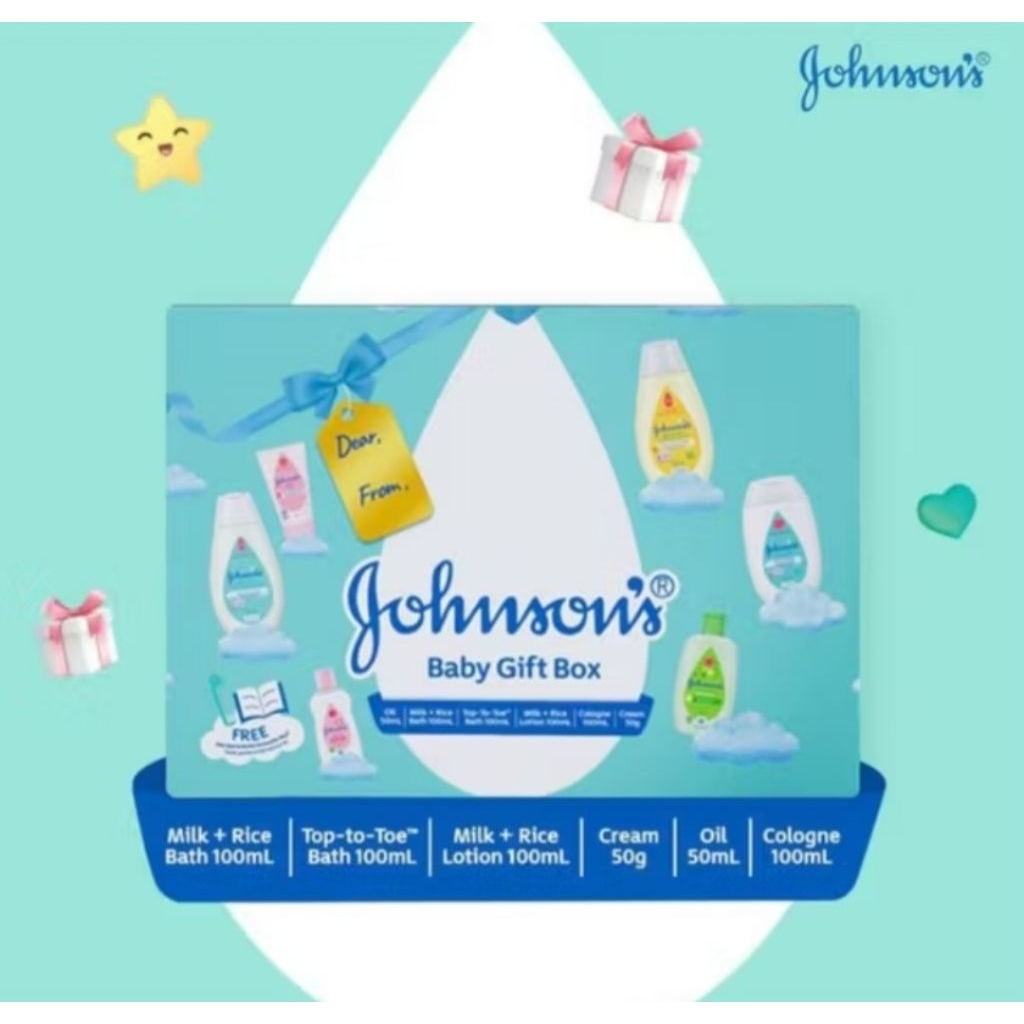 JHONSON BABY SET GIFT PERAWATAN BAYI