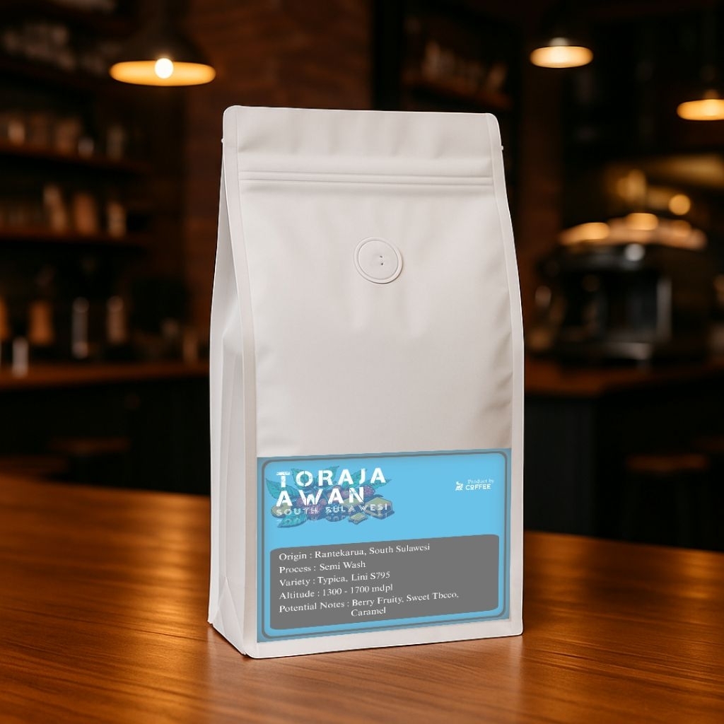 

A2Coffee Biji Kopi Arabika Roasted Beans Arabica Toraja Awan 200gr