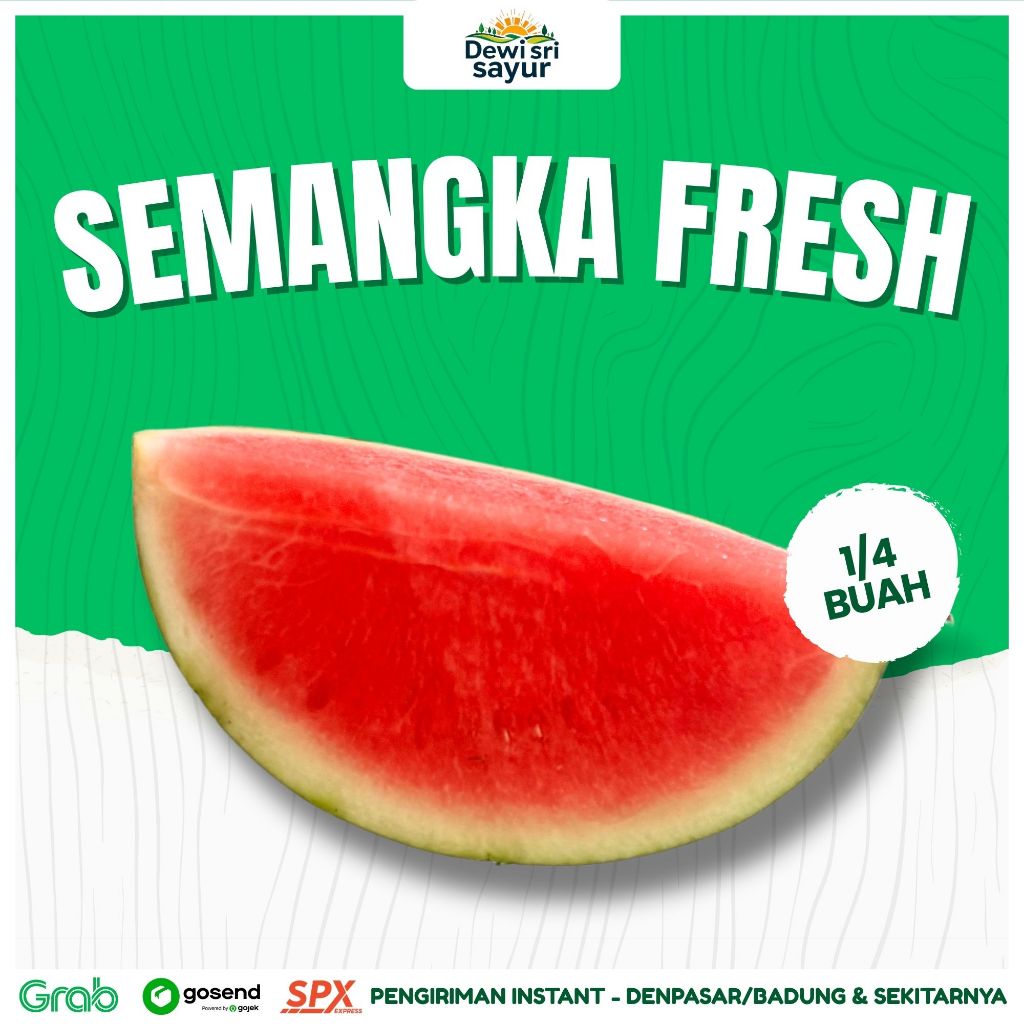 

Semangka Fresh Seperempat Buah – Dewi Sri Sayur