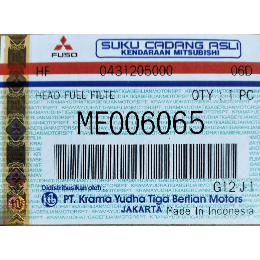 TAPAK / KEPALA SARINGAN SOLAR ATAS MITSUBISHI CANTER / ME006065