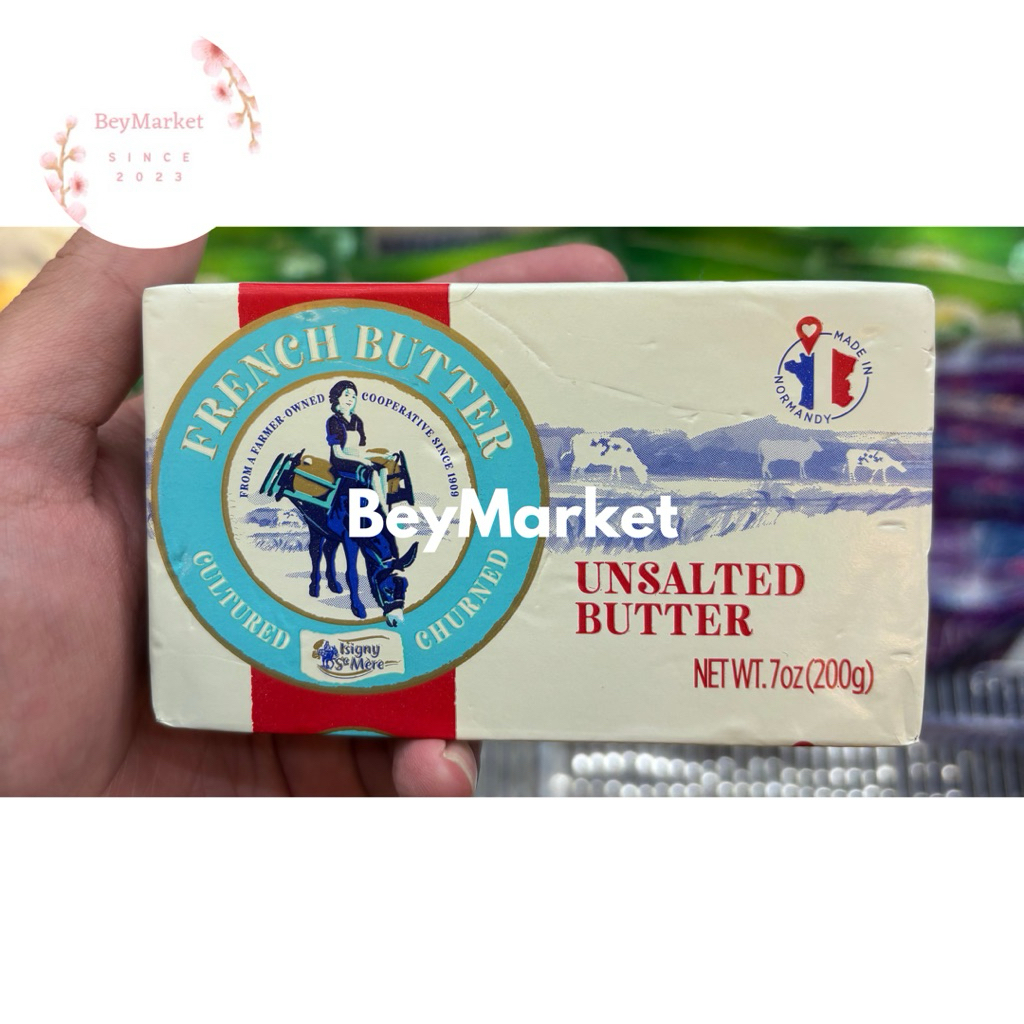 

Isigny Ste Mere French Unsalted Butter 200g | Mentega French