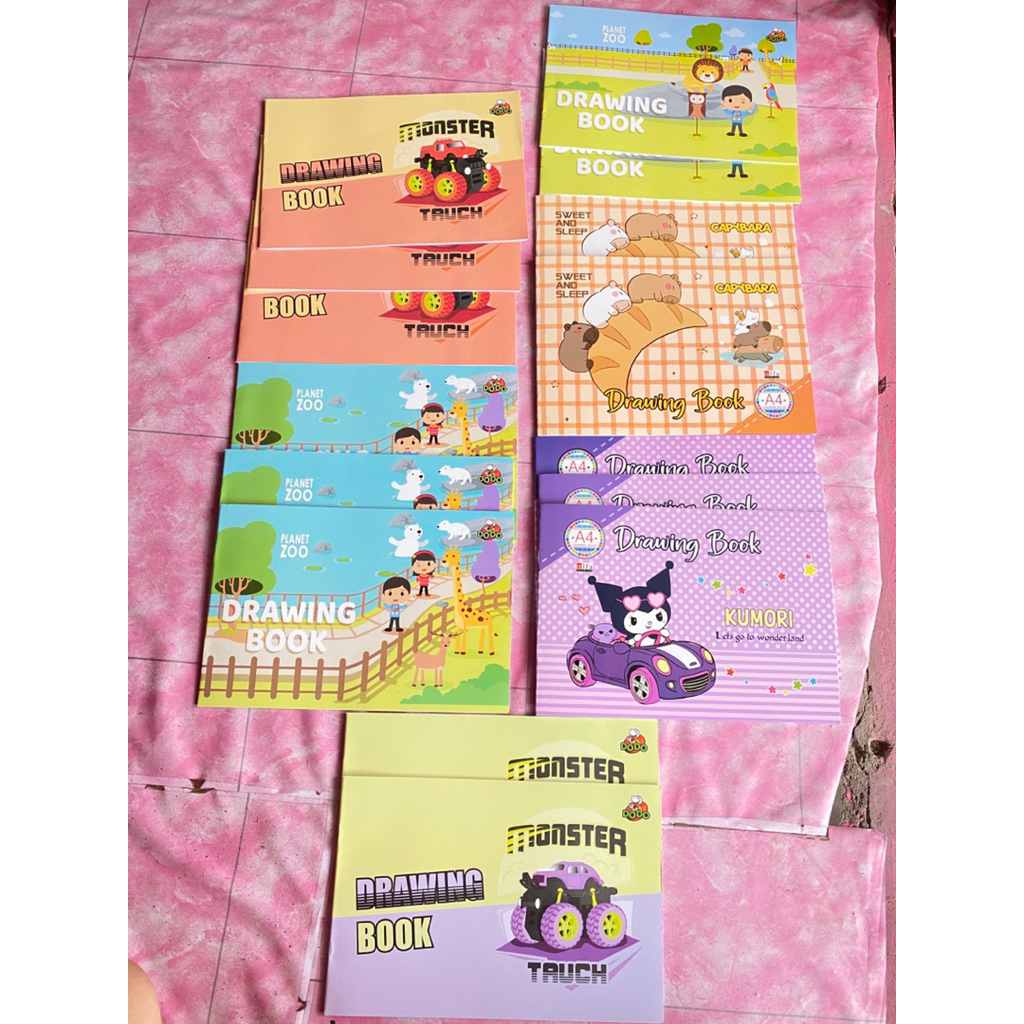 

BUKU GAMBAR A4 ISI 8lembar| Drawing Book A4 | Buku gambar murah cocok buat anak TK-SD | Buku gambar kecil