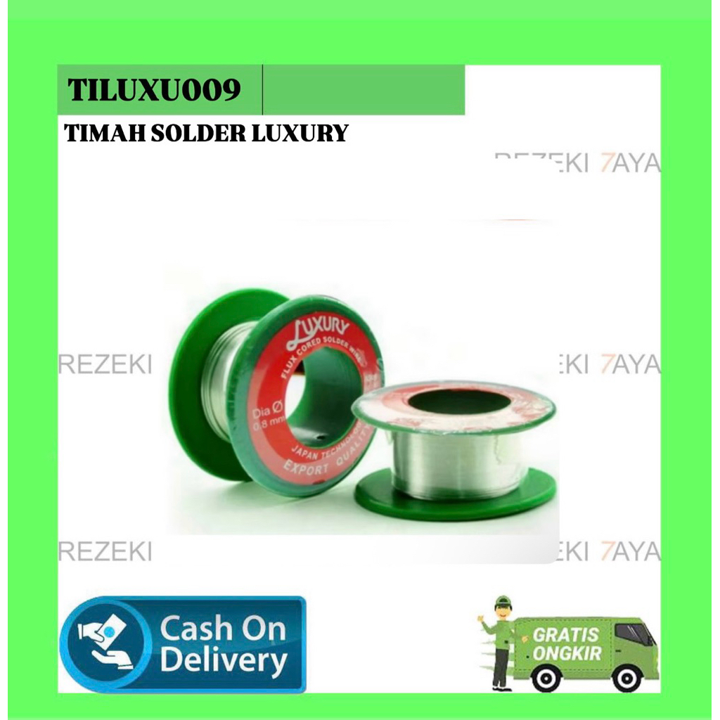 TIMAH SOLDER LUXURY / TENOL / SOLDER WIRE GULUNGAN 5 METER