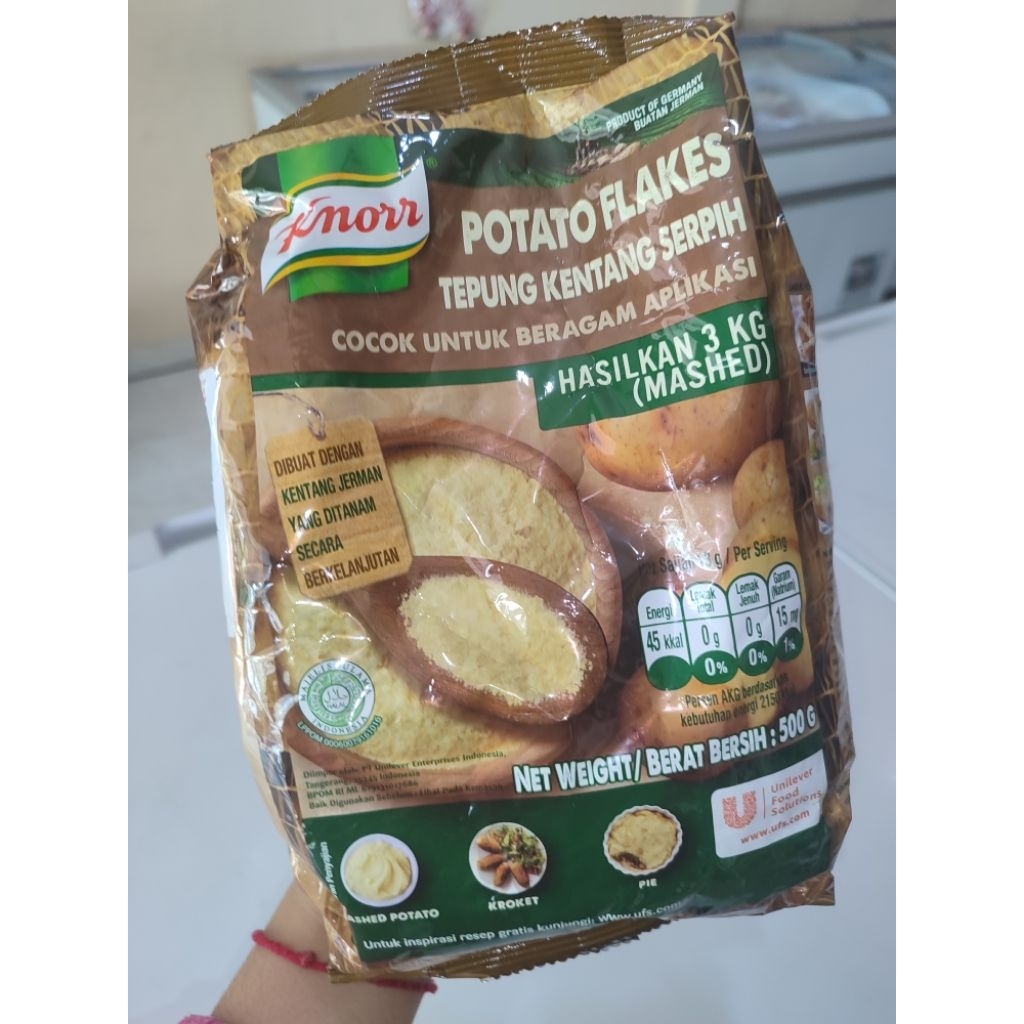 

knor potato flakes tepung kentang serpih