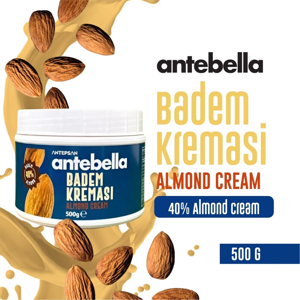 

Antebella Selai Kacang Almond 40% - 500g (Almond Spread Cream)