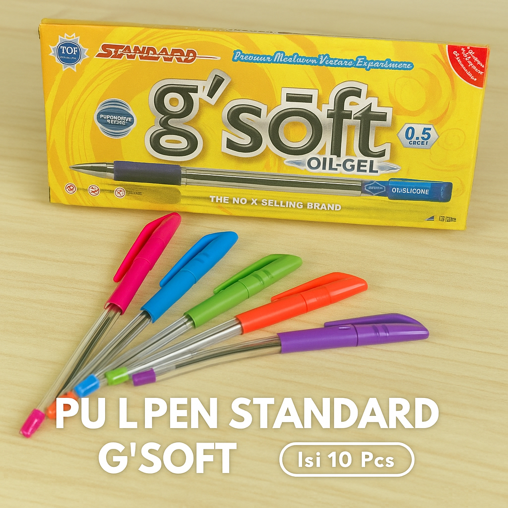 

BALLPOINT, BOLPEN, POLPEN, PULPEN STANDARD G'SOFT
