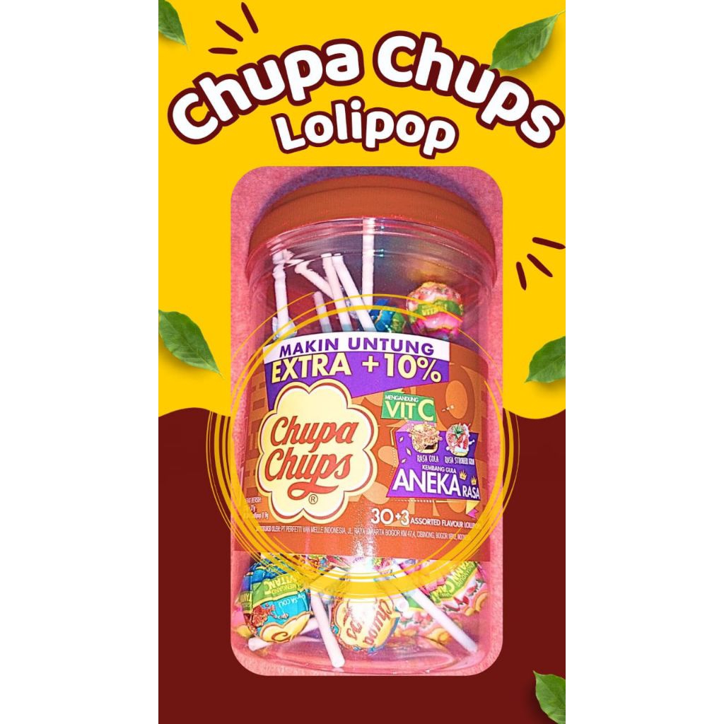 

Chupa Chups Lolipop isi 30 extra 10%