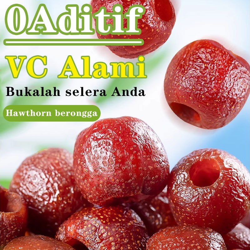 

⚡COD + pengiriman 24 jam⚡【Beli 1 Gratis 1】/Hawthorn kering halal/Camilan buah kering asam manis/Camilan kering tebu 0/Buah Hawthorn yang diawetkan/Camilan sehat/Besar dan tebal/Buah kering asli 100%/Makanan pembuka penurunan berat badan Hawthorn