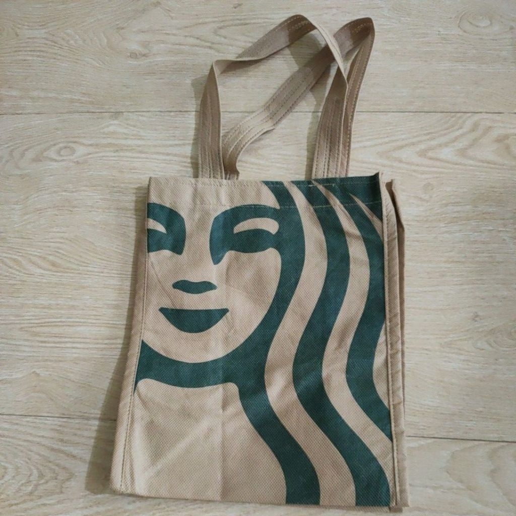 

Tas reusable Starbucks ukuran 23.5 x 28.5 x 11
