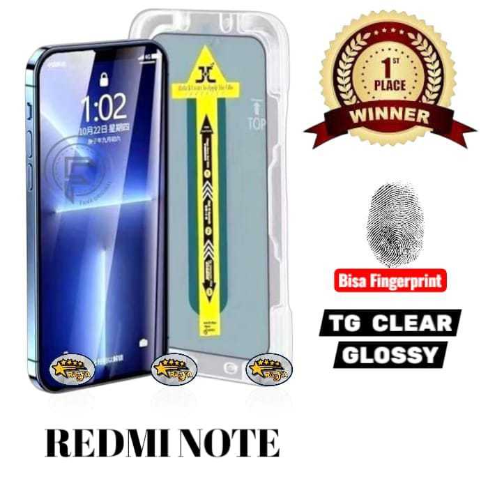 TG SUPERFIT FULL SCREEN Tempered Glass Kaca Clear REDMI NOTE 6 5 7 8 9 10 10S 11 11E 11S 12 13 13R 1