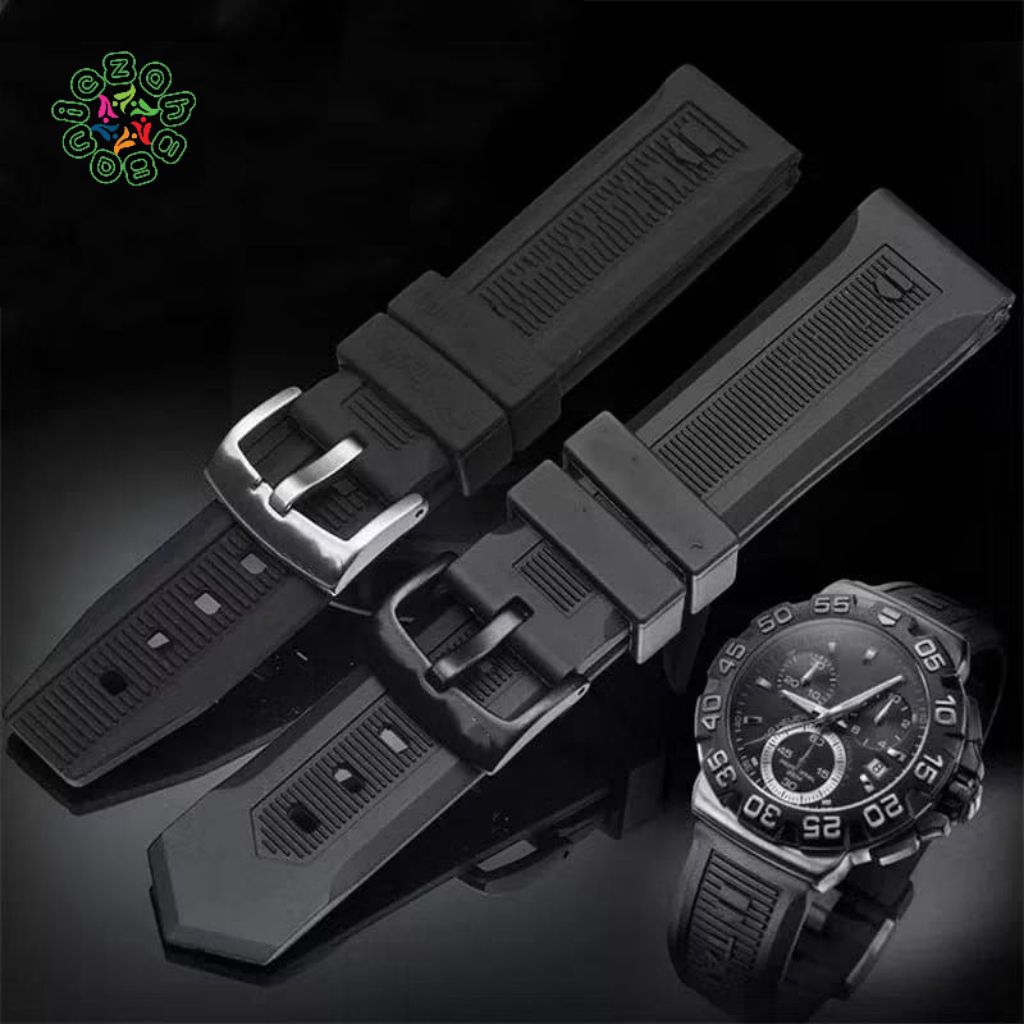 Tali Rubber Karet for Tag Hauer Strap Tag Heuer Carrera F1 Aquaracer 20MM 22MM