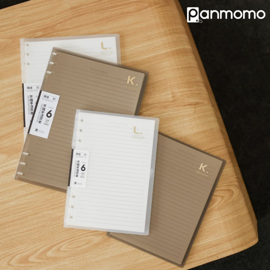 

Hard Cover Notebook Transparan Ruled 6 Ring Slim File Binder - Buku Tulis Catatan Notepad Spiral Alat Tulis Sekolah Kuliah Anak