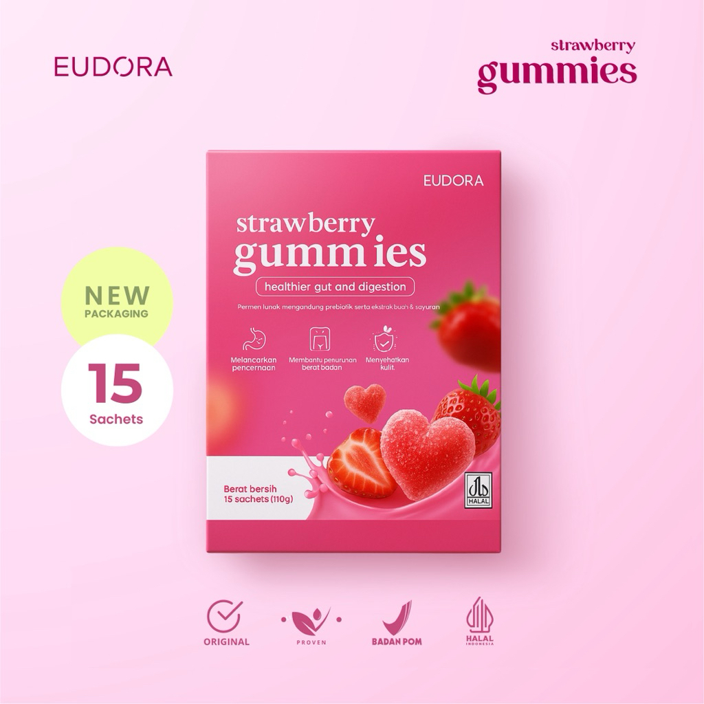 Eudora Probiotic Gummies / Permen Lunak Jelly