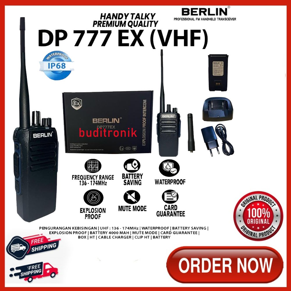 Berlin BL DP-777 HT Explosion Proof HT Waterproof IP68 Gas Proof