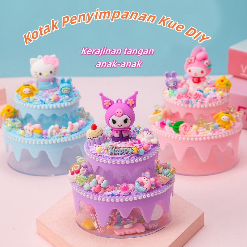 Mainan Kue DIY kado anak perempuan Mainan Krim Kue mainan diy anak perempuan murah Perempuan Anak/Ka