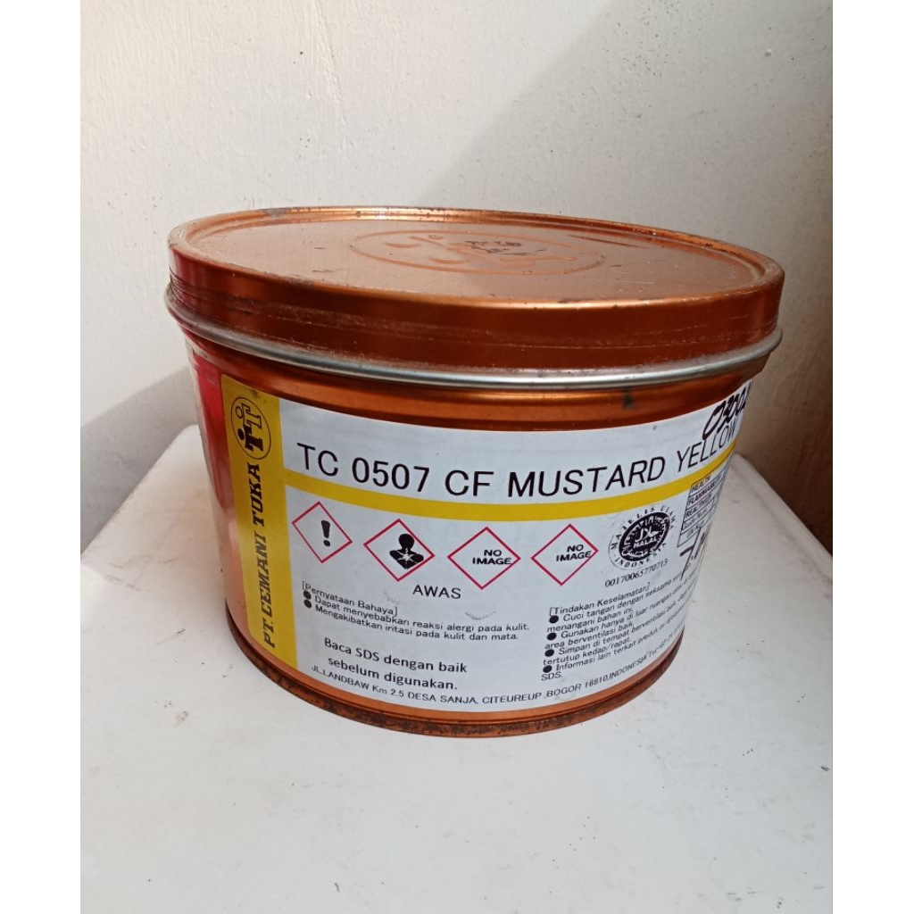 

Tinta offset cemani toka TC 0507 CF Mustard Yellow segel