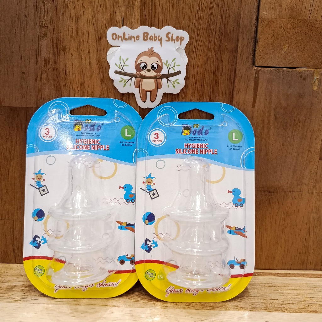DODO NIPPLE BLISTER PACK UKURAN M&L isi 3pc