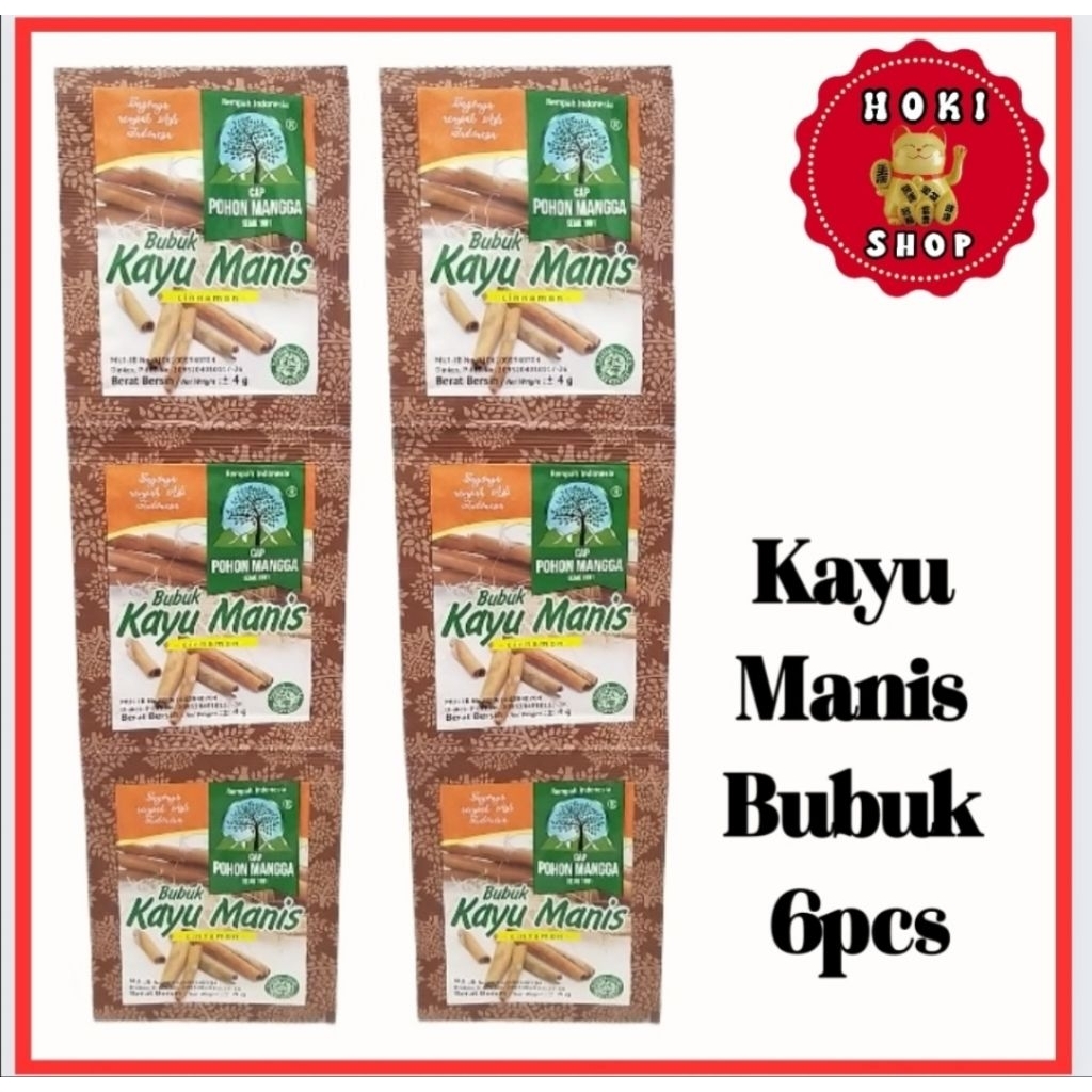 

Kayu Manis Bubuk 6pcs 4gr / Cinnamon Powder / Bubuk Kayu Manis