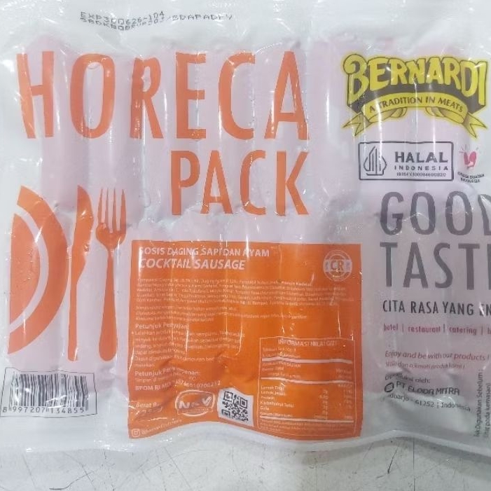 

Bernardi cocktail sosis 250 g