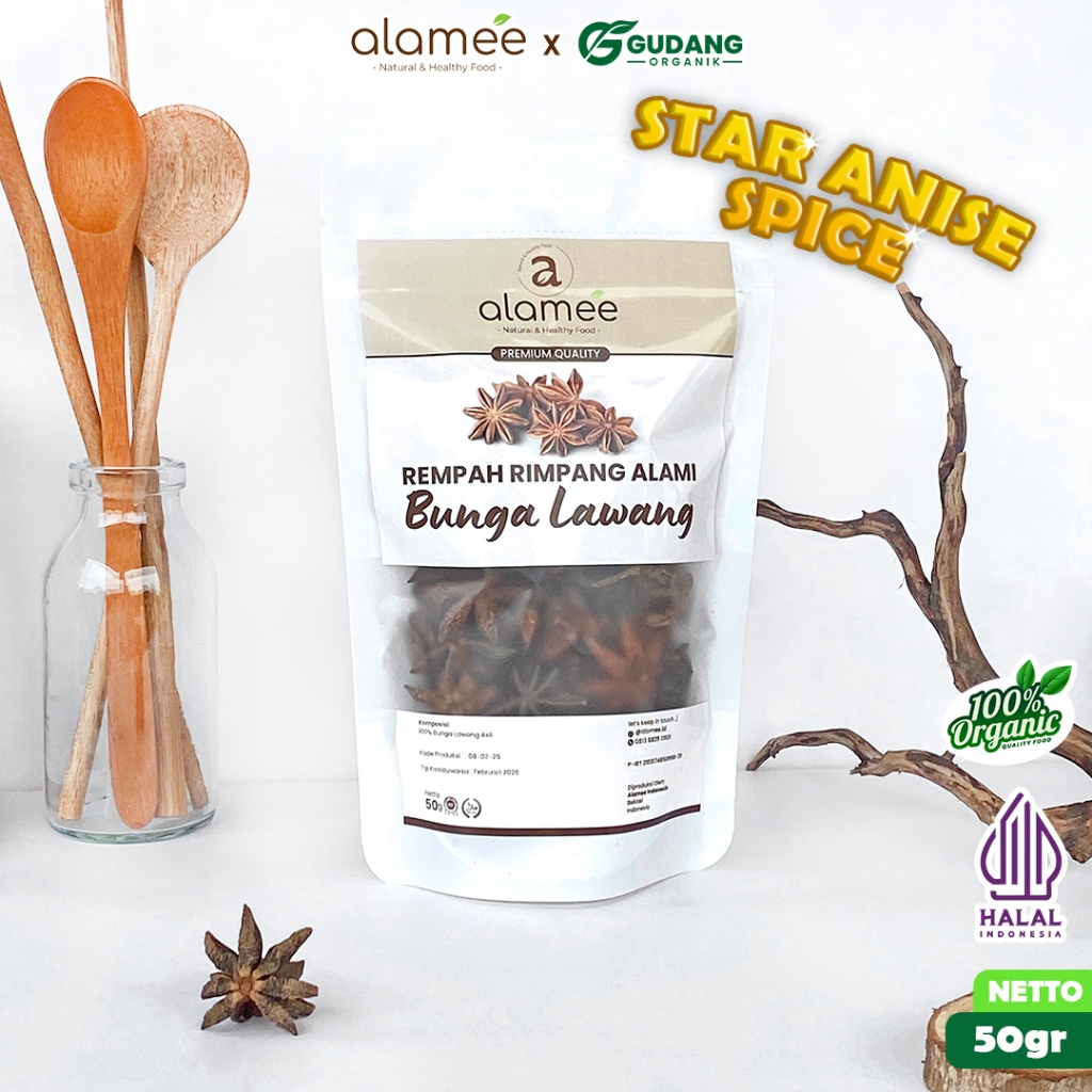 

alamee rempah bunga lawang aromatik 50 gram rempah tradisional pilihan bumbu masak alami herbal