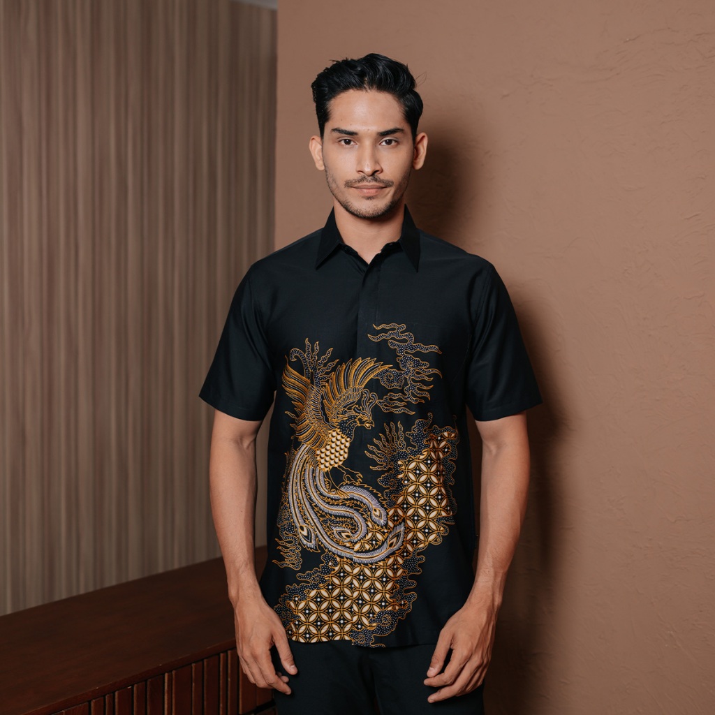 Hadinata Batik Premium Kemeja Batik Pria Lengan Pendek Superfine Dewandaru Desvita