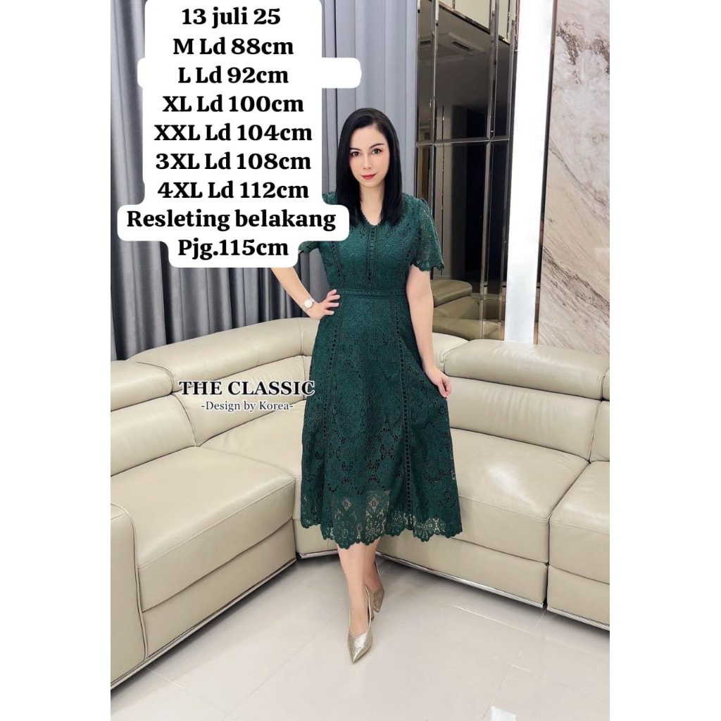 PREMIUM DRESS BROKAT NATAL