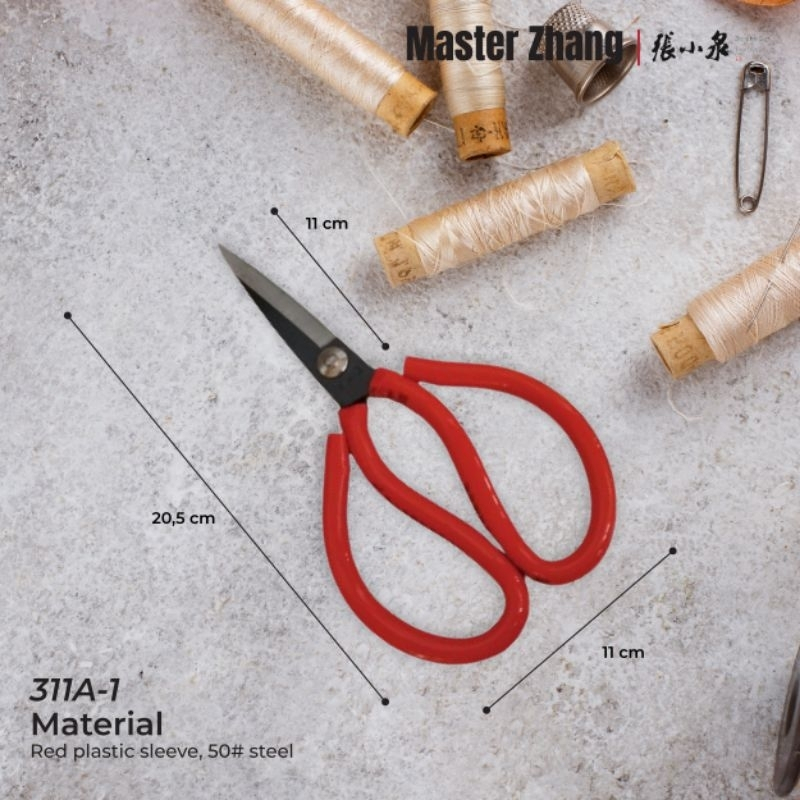 

MASTER ZHANG CANNULA SCISSOR 311A-1 200MM RED MODEL