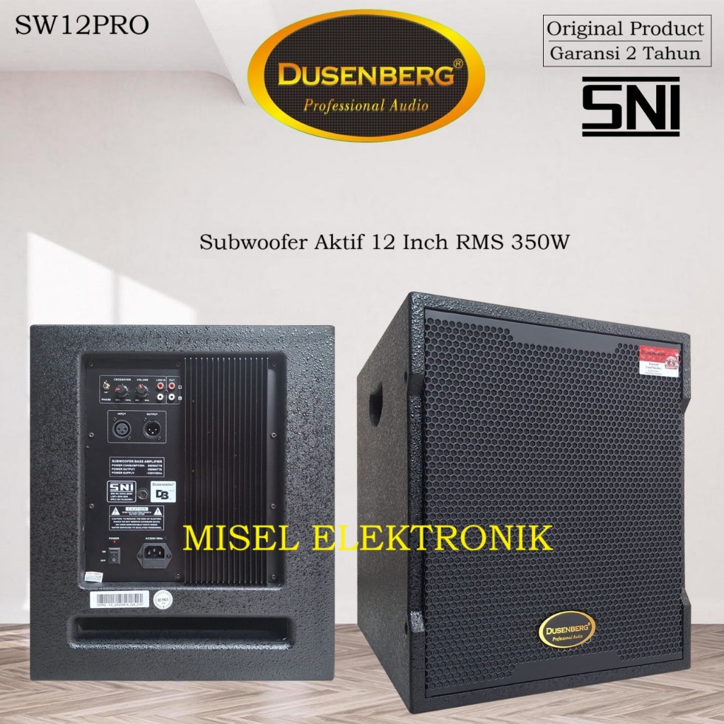 Dusenberg DB12PRO Subwoofer Aktif 12 Inch / Professional Active Subwoofer