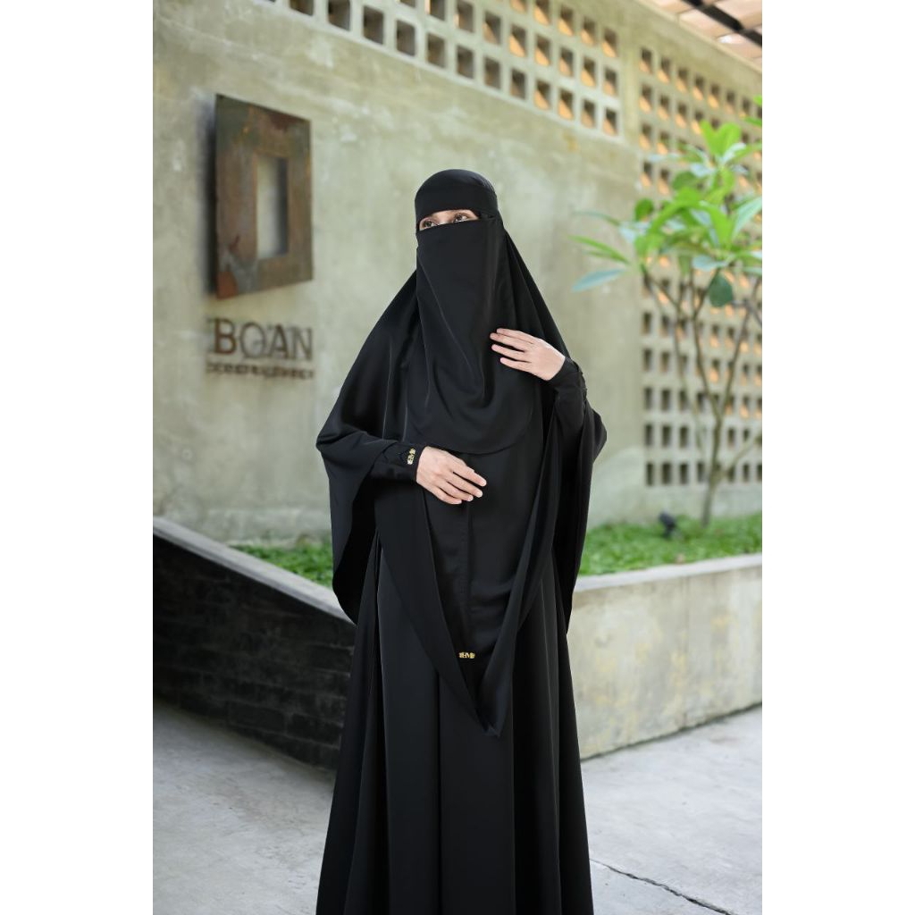 Hanifah Muslimah Wafa Series Set Khimar Nonpet