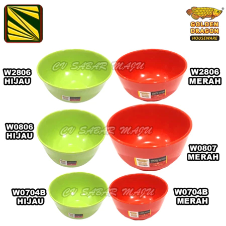 Golden Dragon Mangkok Melamin / Mangkok Kecil Melamin