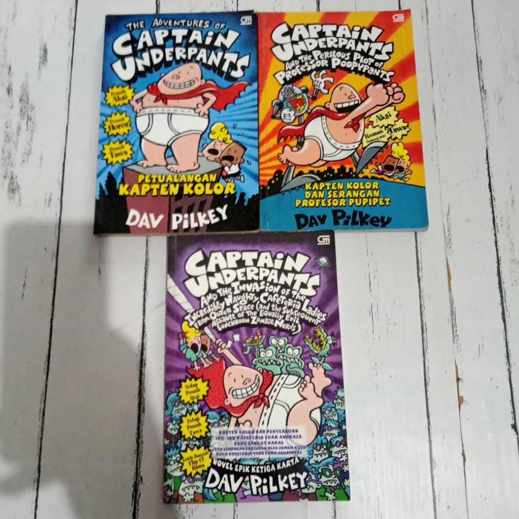 BUKU CERITA CAPTAIN UNDERPANTS