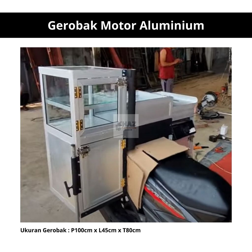 Gerobak Motor Keliling Alumunium