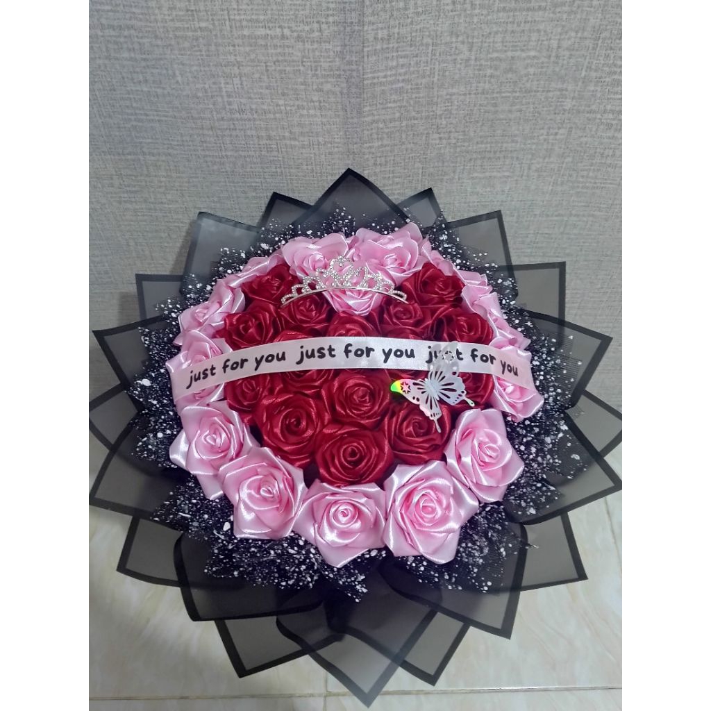 

Pita Buket Custom Ecer [ BELI 1 GRATIS 1 ] / Pita Selempang uk 2.5cm/Pita Hampers