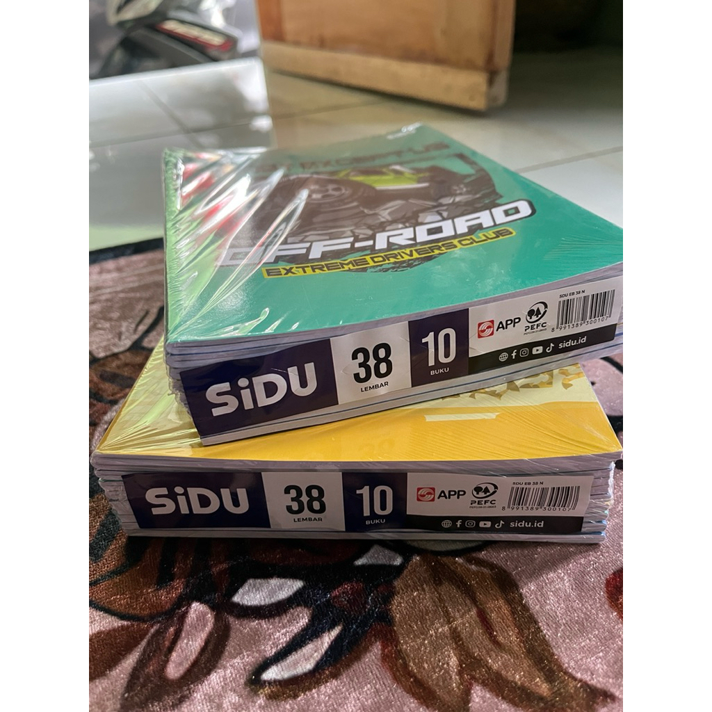 Buku Tulis Sidu / Vision isi 38 lembar ( 1 pcs )