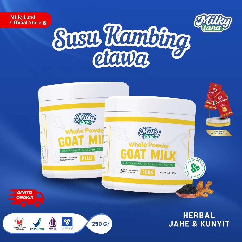 

Susu Kambing Etawa Herbal Asam Urat dan Nyeri Sendi BPOM 250gr - Milkyland