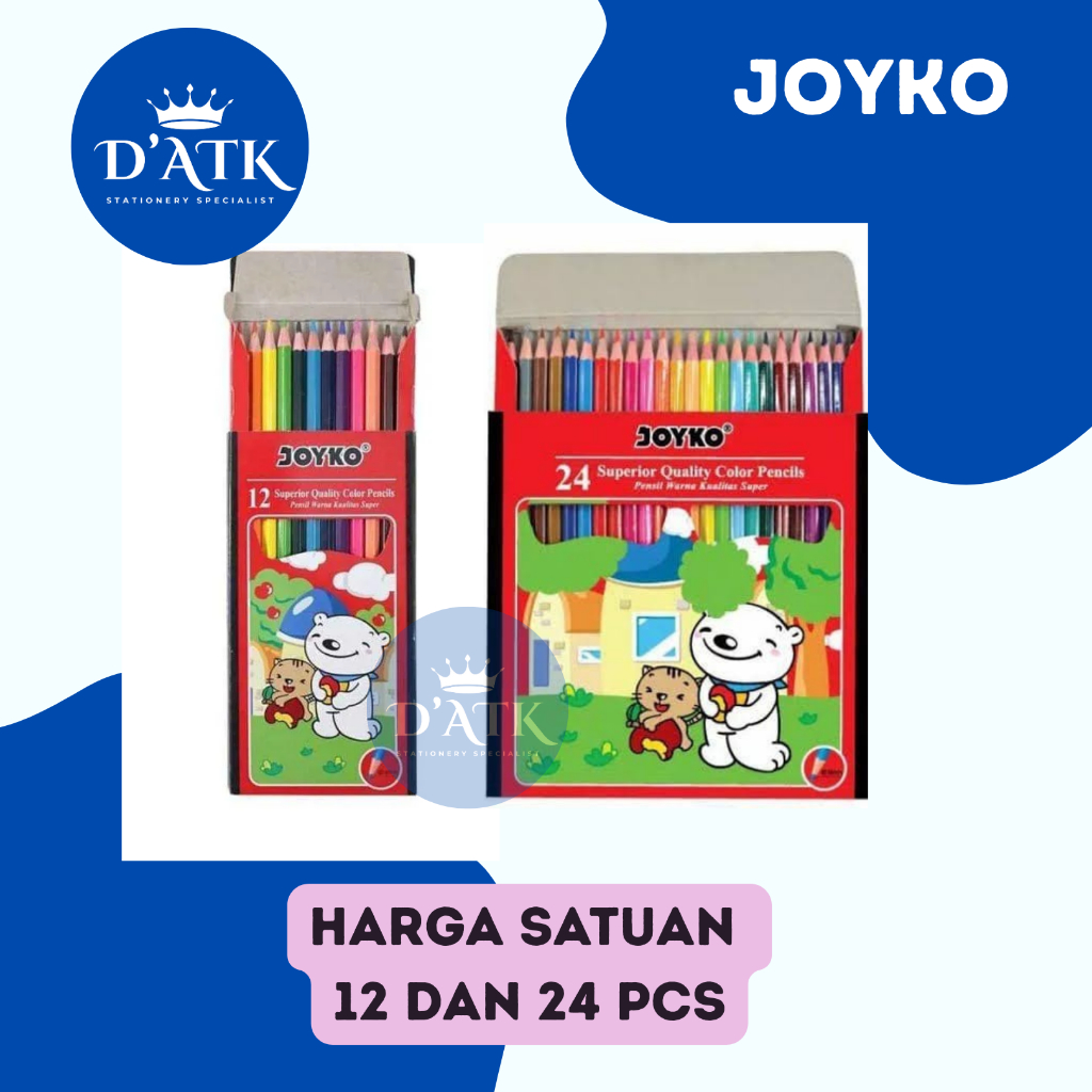 

Joyko Pensil Warna CP 12/24 WARNA SERIES -PB