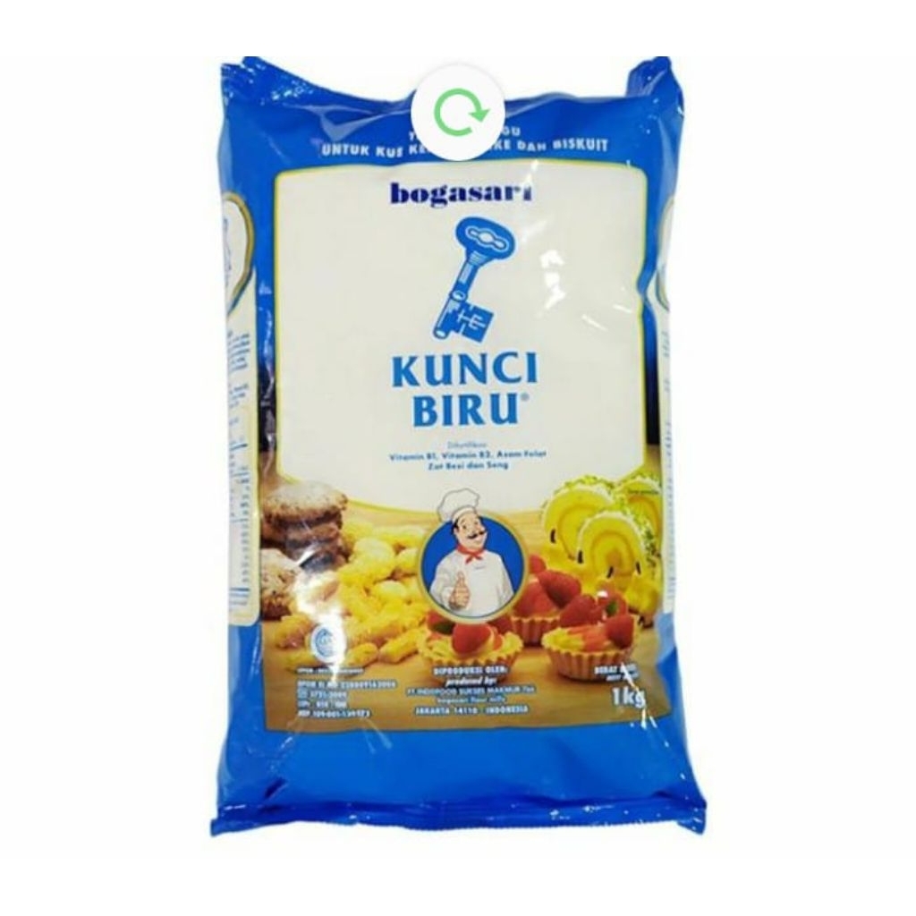 

terigu kunci biru kemasan 1 kg