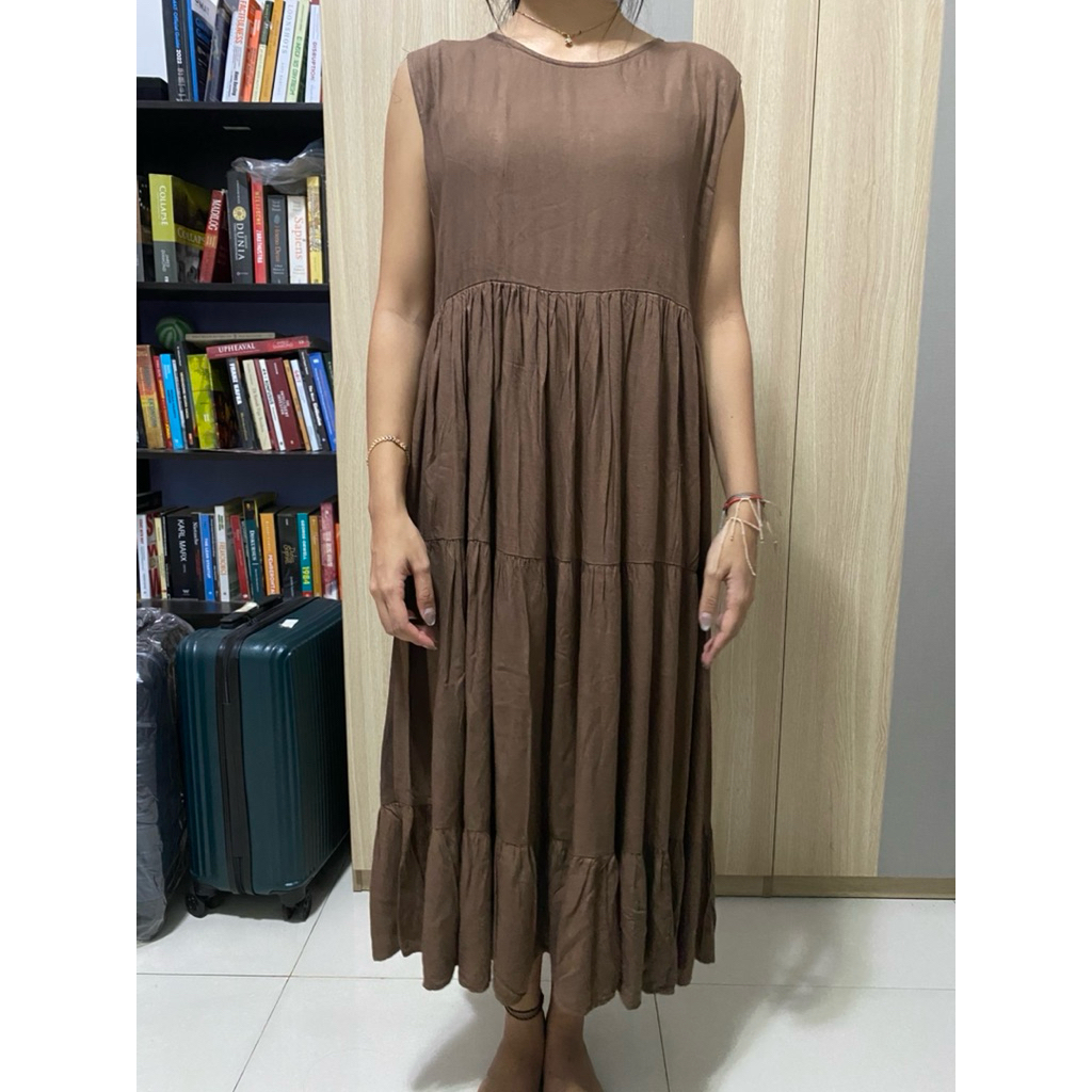 Dress coklat