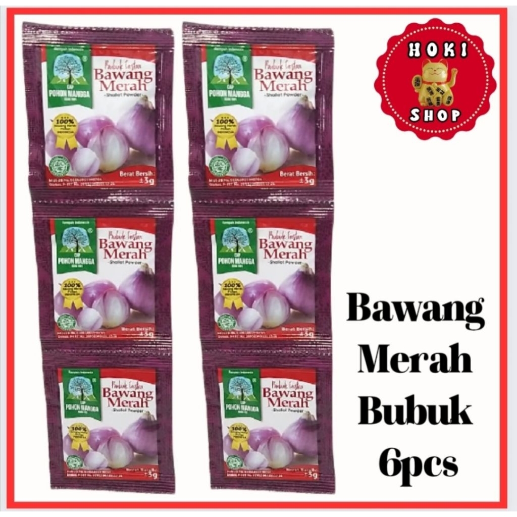 

Bawang Merah Bubuk 6pcs @3gr / Shallot Powder