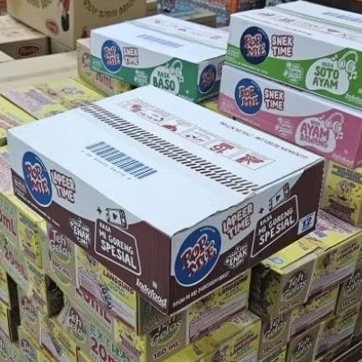 

( BONUS BUBBLE ) CTN 12S - POP MIE LAPER TIME GORENG SPECIAL 12 CUPS / MI GORENG POP MIE REGULER