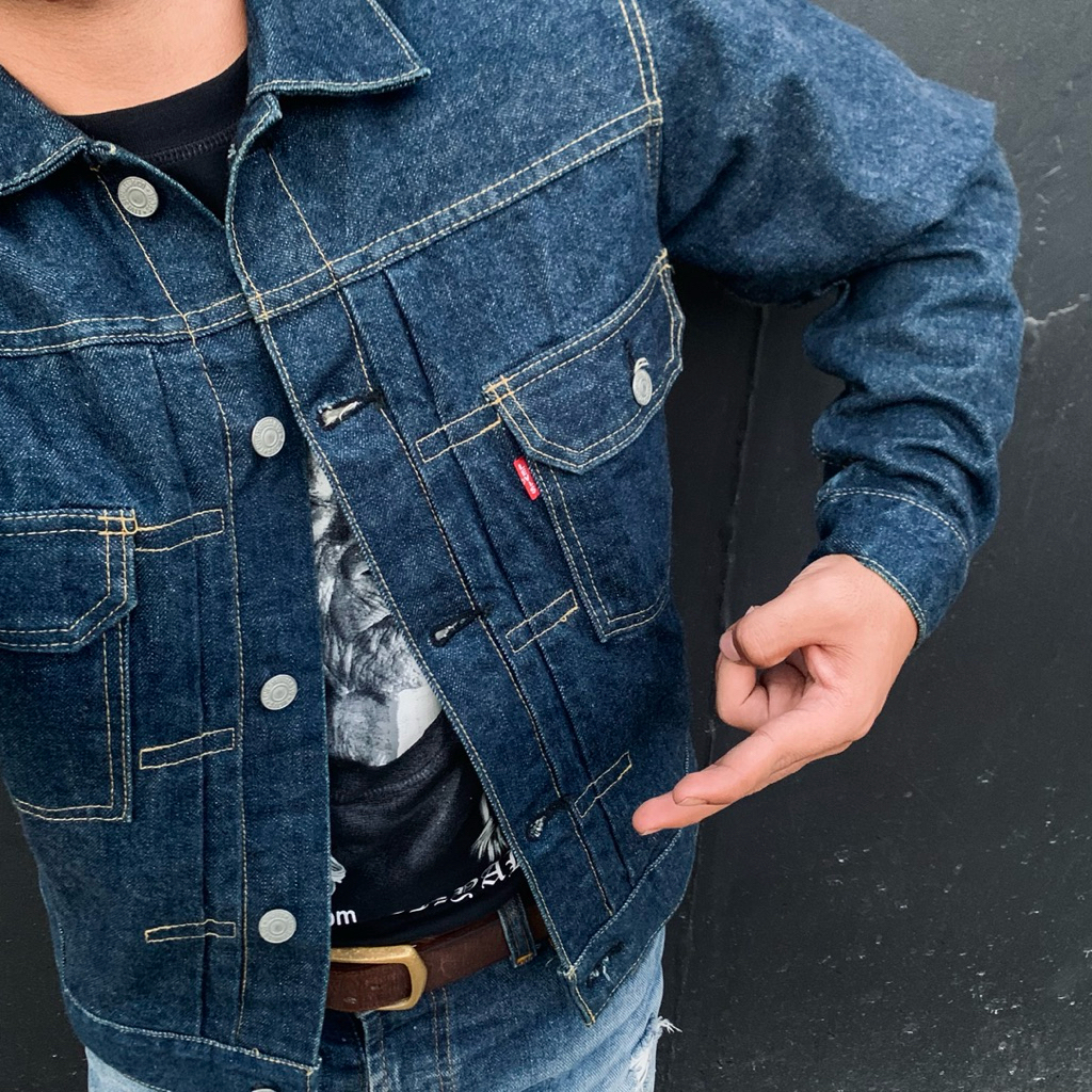 Vtg 90s Levis 507 Type ll Trucker Jacket Made In Japan🇯🇵 (Big E Button J02 Dated June 1992)