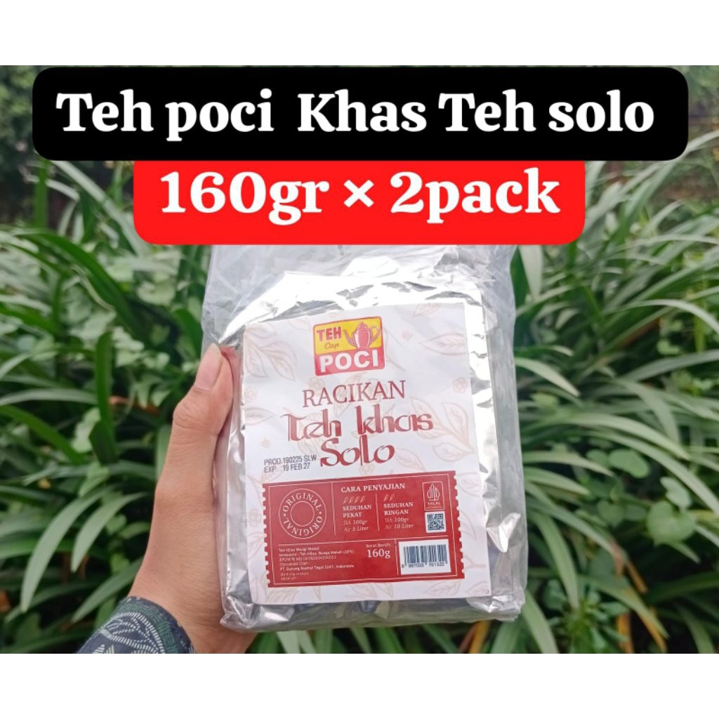 

Teh Solo 160gr × 2Pack | Teh Wangi dan Nikmat