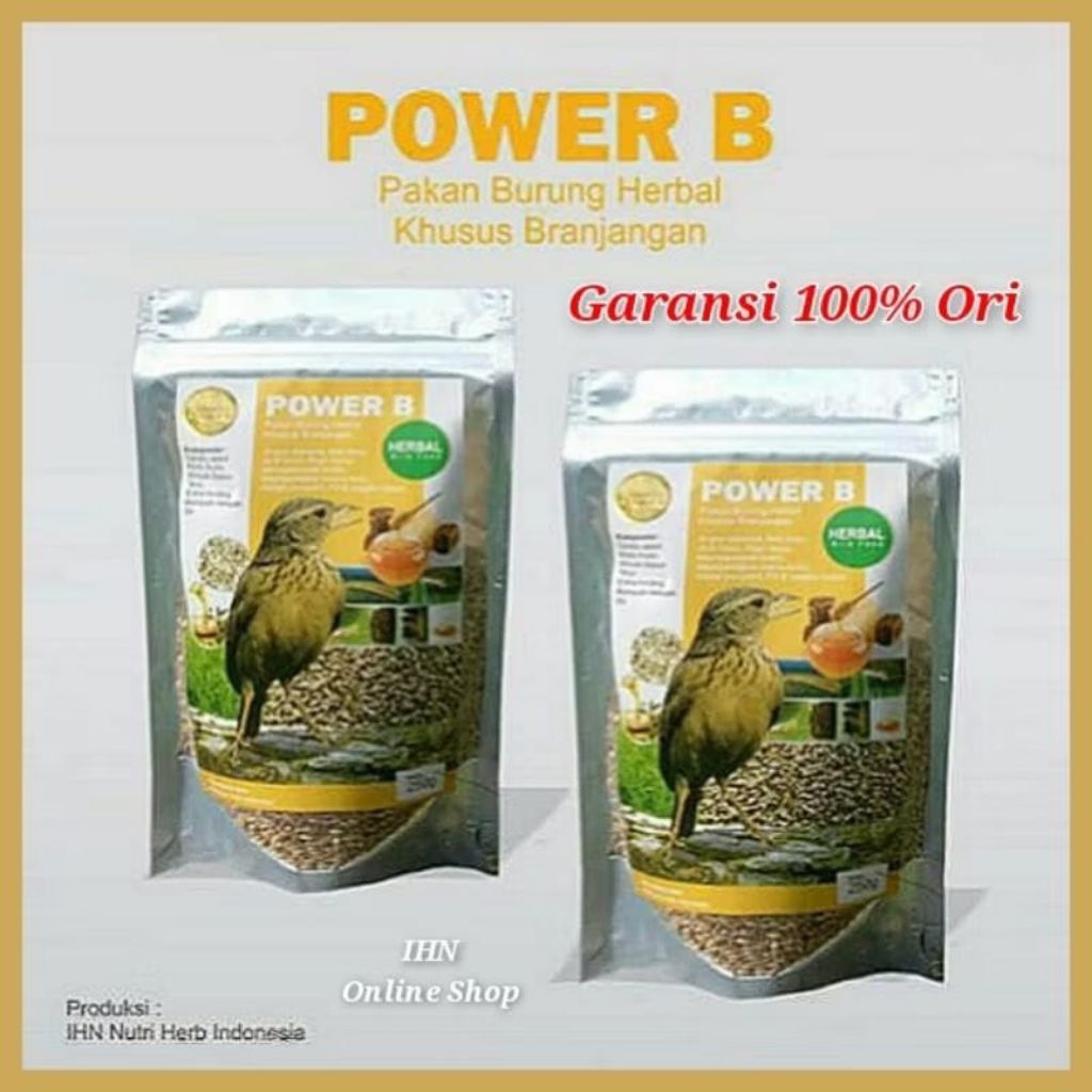 KHUSUS BRANJANGAN LOMBA / VITAMIN NUTRISI BURUNG BRANJANGAN / BRANJANGAN JAVA PARVA / POWER B