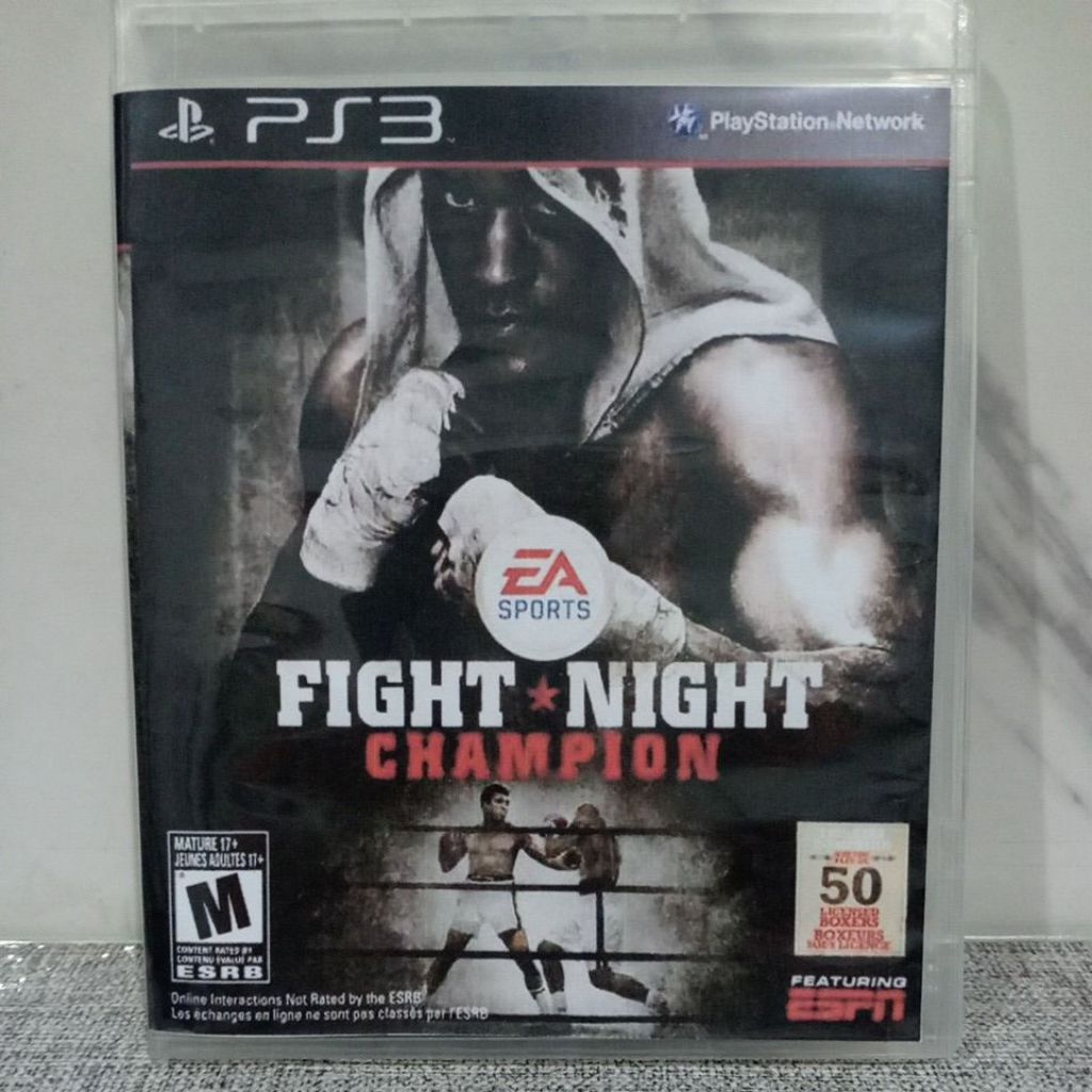 BD CD KASET ORIGINAL PS3 Fight Night Champion Usa Bahasa Inggris