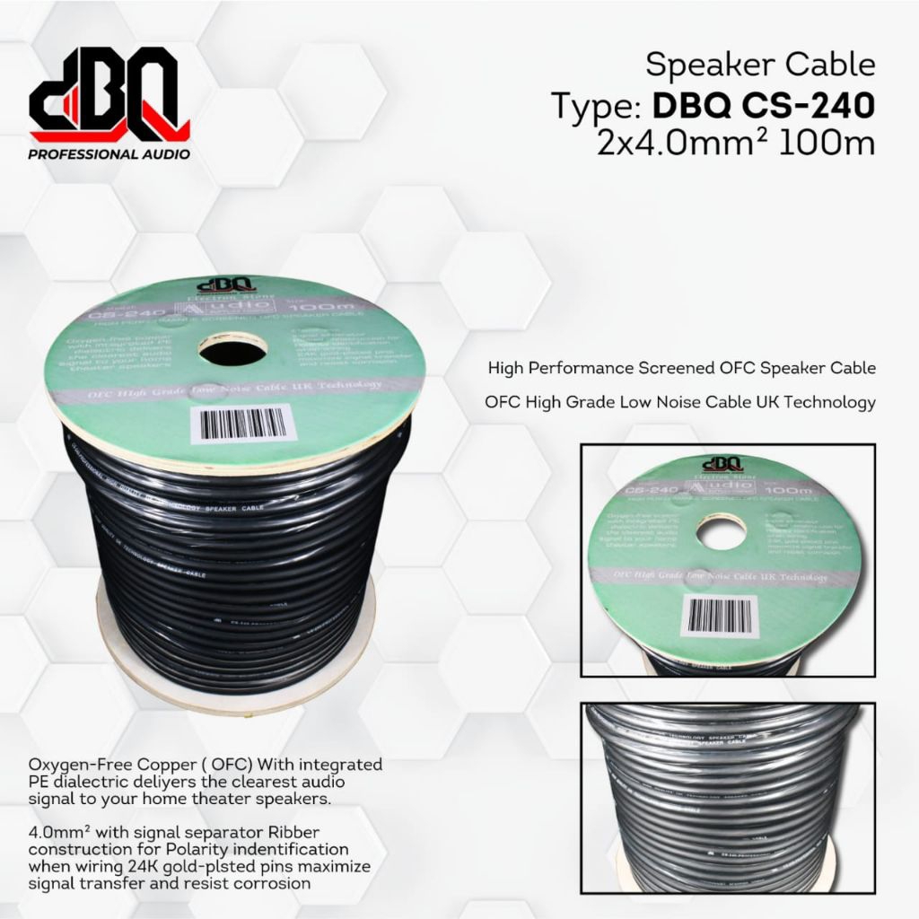[ECER] Kabel Speaker DBQ 2x4 Original
