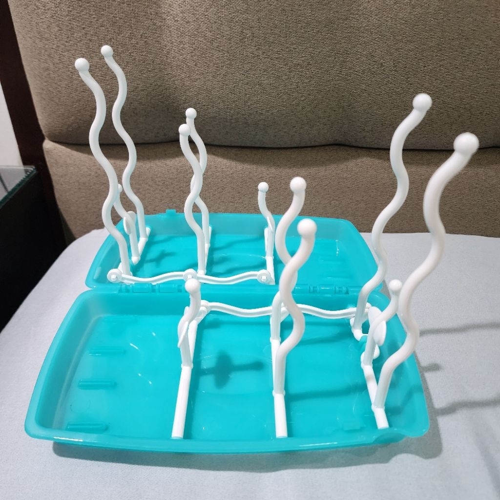 preloved Portable Bottle Drying Rack Rak Pengering Botol Susu Anak