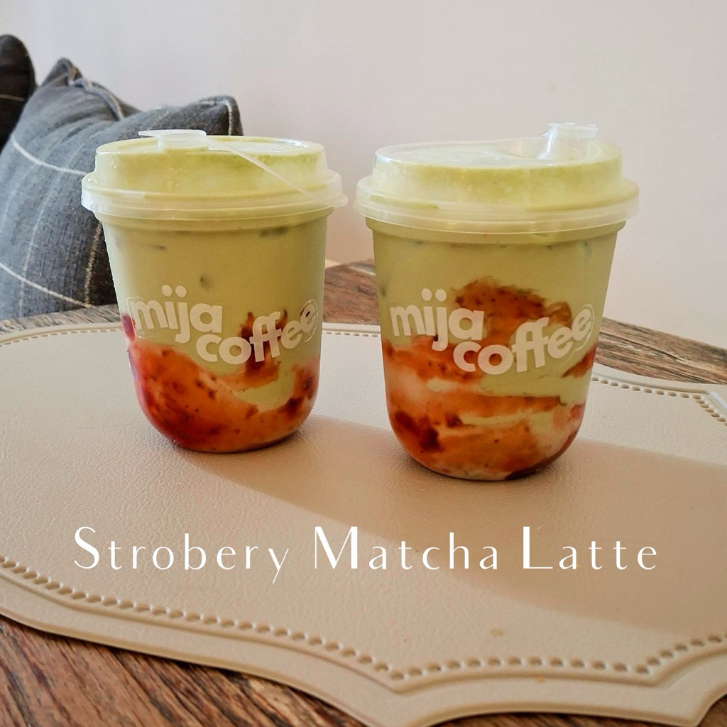 

Strobery Matcha Latte (12oz) Khusus Instant